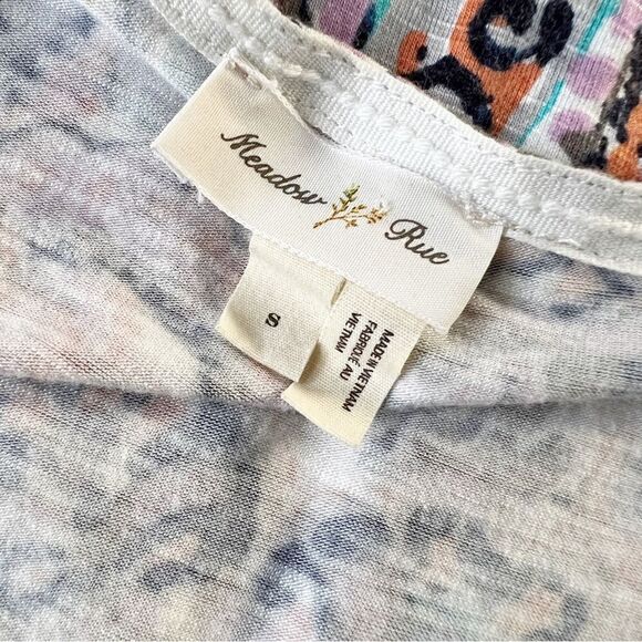 Meadow Rue Anthropologie paisley knit tank top - Picture 3 of 6